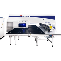 Presse à poinçonner CNC électrique Dontzer DES-400, équipement de poinçonnage métallique haute précision pour la fabrication de persiennes de placards, presse puissante