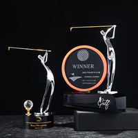 Trofeo de Golf de Metal con Diseño Personalizado, Grabado y Impresión Digital para Recuerdos Deportivos
