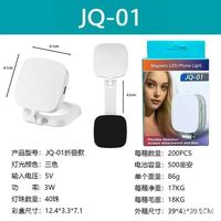Mini anneau lumineux LED pour selfie avec clip magnétique pour téléphone, éclairage portable pour maquillage destiné aux créateurs de contenu