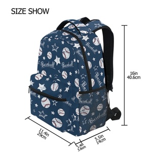 Custom Print <b>Large</b> Capacity Comfortable Sports Student Team <b>Backpack</b> Outdoor Basketball <b>School</b> Use Gym Style <b>Backpacks</b> - Product Image 4