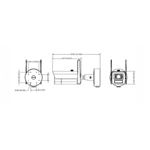 IDS-2CD7A46G2-IZHSY(6-132mm Lens) 4MP 25X Optical Zoom Moto Varifocal Waterproof NEMA 4X Bullet <b>Camera</b>(No Logo Version) - Product Image 4