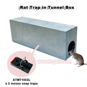 Trampa para <span class=keywords><strong>Ratas</strong></span> de Doble Entrada, Tipo Túnel, de Acción Rápida y Resistente para Exteriores - Product Image 4