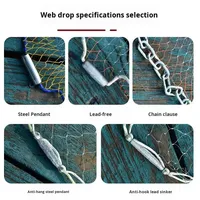 Red de Pesca de Monofilamento para Peces Pequeños y Camarones, Red de Pesca Lanzada a Mano con Ojales Pequeños, Redes de Pesca, Atarraya de Pesca