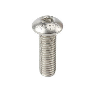 Vis à tête <span class=keywords><strong>hexagonale</strong></span> à empreinte <span class=keywords><strong>hexagonale</strong></span> en acier inoxydable 316 A4-70 à haute résistance à la corrosion ISO 7380-1, filetage métrique M3-M16 - Product Image 2