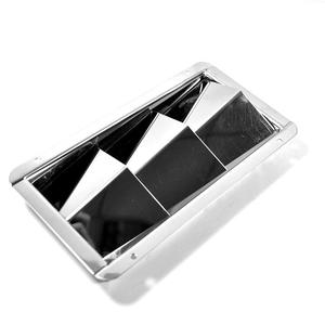 Rejilla de Ventilación Rectangular de 3 Paneles de Acero Inoxidable Isure de 210x110 mm, Accesorios para Barcos - Product Image 2