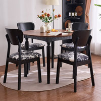 Table à manger multifonctionnelle en bois massif de style français, 8 places, design rétro antique pour petits appartements, finition cire blanche, facile à nettoyer