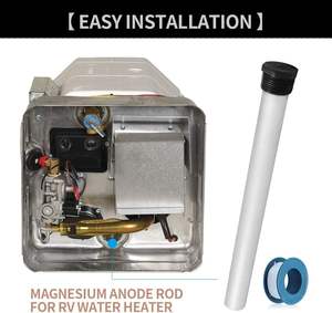 Lot de 2 tiges d'<span class=keywords><strong>anode</strong></span> en magnésium pour chauffe-<span class=keywords><strong>eau</strong></span> pour réservoir d'<span class=keywords><strong>eau</strong></span> <span class=keywords><strong>chaude</strong></span> RV Kit de tiges d'<span class=keywords><strong>anode</strong></span> pour chauffe-<span class=keywords><strong>eau</strong></span>, filetage NPT 3/4 ". - Product Image 6