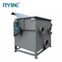 Moteur de filtre à tambour rotatif avec boîte de vitesses, en acier inoxydable SS304, garantie 1 an, pour filtration des boues municipales, haute productivité 140-675m³/h