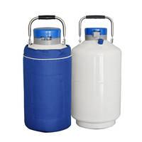 Petit réservoir cryogénique de thermos d'azote liquide de vide YDS-6 le conteneur de sperme de bétail