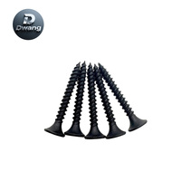 Fabricant de vis pour cloison sèche robuste Vis pour cloison sèche noire galvanisée Vis de qualité supérieure Vis noire pour clous pour cloison sèche