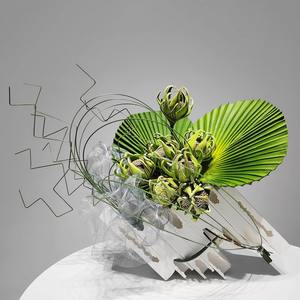 Feuilles <span class=keywords><strong>de</strong></span> palmier artificielles en mousse, bouquets <span class=keywords><strong>de</strong></span> mariage pour centres <span class=keywords><strong>de</strong></span> table, arrangements, fête prénuptiale, décorations <span class=keywords><strong>de</strong></span> fête à domicile - Product Image 1