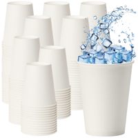 Offre Spéciale – Gobelets en Papier Blancs à Double Paroi, Isolés et Anti-brûlure, pour Café à Domicile