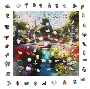 Trực tuyến người bán hàng đầu bán vườn câu đố bằng gỗ A3/A4/A5 cho người lớn - Product Image 3