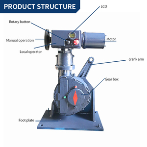 Actionneur électrique multi-torque B+RS2500 en option pour le contrôle automatique des vannes de pipeline industrielles - Product Image 2