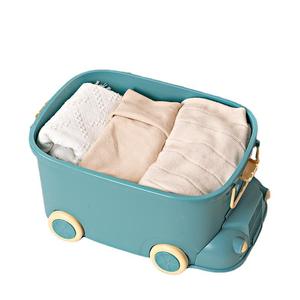 Caja de Almacenamiento de Juguetes de Plástico con Tapa y Asa, Organizador de Libros y Artículos para Niños, Venta al Por Mayor - Product Image 2