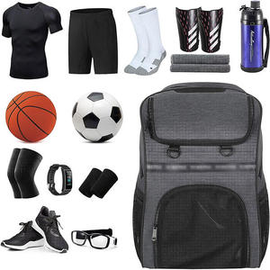 Sac de sport de grande capacité pour hommes, imperméable, pour football, basketball, avec compartiment pour chaussures, sac à dos de football - Product Image 2