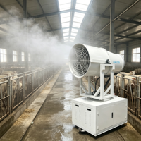 Canon à brouillard industriel longue portée pour la suppression de la poussière et la réduction des dépôts de poussière dans les ports et terminaux de matériaux en vrac