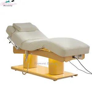 Cama de Spa cosmética térmica eléctrica ajustable con 3 motores, mesa de masaje, cama Facial eléctrica calentada para salón de belleza, novedad