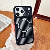Coque de téléphone magnétique antichoc en TPU et PC souple pour iPhone 16 17 18 Pro Max – Vente en gros