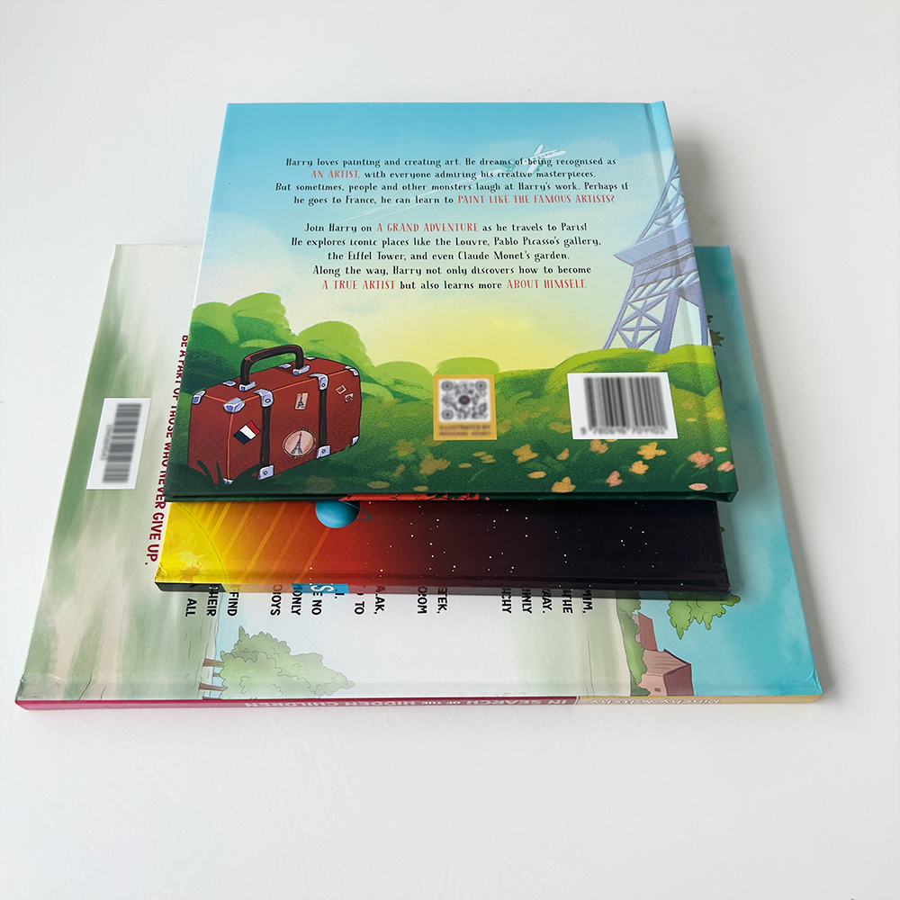 Polished Children's Book Printing Services Hardcover Paperback Options with Art Paper Cardboard Material Available A4 A5 Sizes