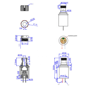 Cabezal de módulo de diodo láser de fibra de alta potencia 600MW UV 405nm 105um para exposición UV PCB exposición LDI - Product Image 4