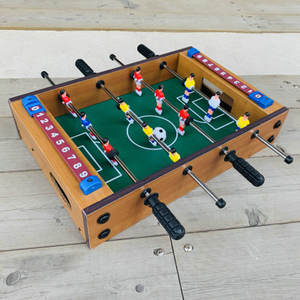 Mini Table de Football en Bois Adultes Enfants <span class=keywords><strong>Multijoueur</strong></span> Football Football <span class=keywords><strong>Jeu</strong></span> de Table - Product Image 5