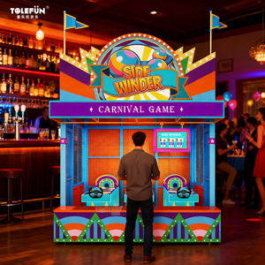 CE Tolefun Panneau lumineux néon facile à installer, durable et éclatant, pour jeux de compétences de carnaval Sidewinder et <span class=keywords><strong>Crazy</strong></span> <span class=keywords><strong>Driver</strong></span>, idéal pour les jeux de pub - Product Image 1