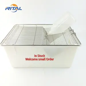 Rato reprodutor de ratos para laboratório, rato para recolher roedores banheiras de laboratório gaiolas do rato