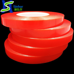 Forte Adhésive d'animal familier Rouge <span class=keywords><strong>Film</strong></span> D'ANIMAL FAMILIER Clair Ruban Adhésif Double Face Sans Trace pour D'écran D'AFFICHAGE À CRISTAUX LIQUIDES de Téléphone - Product Image 1