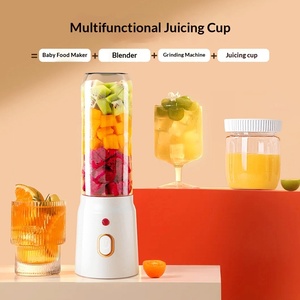 Nuevo Licuadora Portátil Recargable Multifuncional para Bebés, Picadora de Hielo y Alimentos, Vaso para Jugos <span class=keywords><strong>con</strong></span> Cinco Cuchillas - Product Image 4