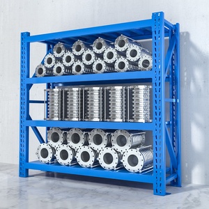 Estantería de Almacenamiento de Acero de Alta Resistencia de <span class=keywords><strong>5</strong></span> Niveles, 1000 kg, para Almacenes, Cámaras Frigoríficas, Almacenamiento de Palés, con Protección Contra la Corrosión - Product Image 4