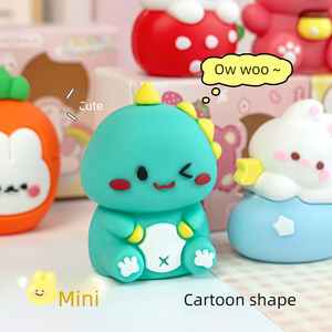 Sacapuntas de Lápiz con Forma de Animal de Silicona, Diseño Divertido, Pequeño Regalo, Mini Sacapuntas, Artículos de Papelería - Product Image 6