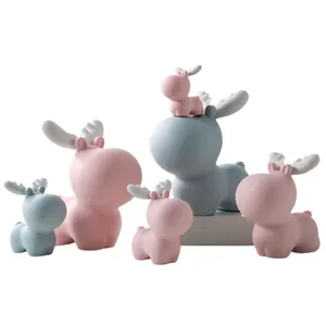 Cute Creative Coin Bank Birthday Gifts Home Decoration Money Tin Boys Girls Coin Jar Personalised Money Box Deer Piggy Bank