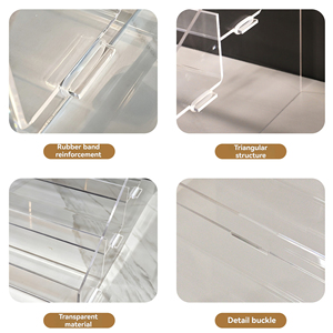 Étagère d'affichage multi-niveaux en acrylique, adaptée aux cosmétiques, aux boissons, aux magasins de proximité et aux rayonnages de supermarchés - Product Image 6