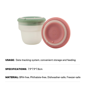 ภาชนะพลาสติก PP แบบใช้ซ้ำได้สำหรับจัดเก็บและป้อนอาหารได้สะดวก - Product Image 6