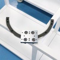 QinGong V25 Rails de guidage circulaires linéaires en acier inoxydable poli à positionnement rapide, composants essentiels de bloc coulissant, réglables 1-60 1