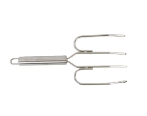 ส้อมย่างบาร์บีคิวแบบมืออาชีพส้อมยกไก่แบบ<span class=keywords><strong>สี่</strong></span>เข็ม - Product Image 3