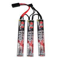 GNB GAONENG 1200MAH 3S 11.1V 30C 60C RC LiPo Batterie AirSoft Mini Tamiya connecteur