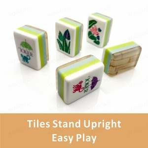 Customizable Modern Foldable 4-Layer Acrylic <b>Mahjong</b> Game <b>Set</b> Luxury 160 Card Pattern with Manufacturer New - Product Image 6