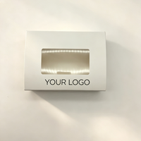 Scatola per Alimenti Pieghevole di Alta Qualità con Logo Personalizzato, Goffratura e Finestra in Plastica per Spedizione Alimenti