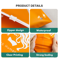 Sac de vêtement en CPE pour emballage de sous-vêtements, conception orientée vers le fabricant PPWR, sac de vêtement en gros, sac de vêtement en CPE avec logo personnalisé