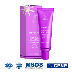 Protector Solar con Péptidos Antienvejecimiento OEM, <span class=keywords><strong>SPF</strong></span> <span class=keywords><strong>50</strong></span>, Blanqueador, Hidratante, Protección Diaria - Product Image 5