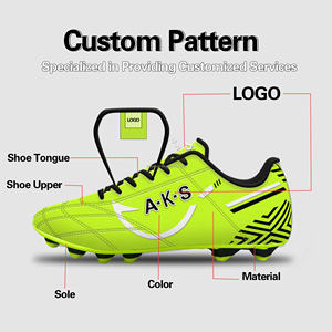 Jinjiang fabbrica di scarpe personalizzate di alta qualità scarpe da calcio uomo Logo ramponi scarpe da calcio all'ingrosso stivali da calcio uomo - Product Image 2