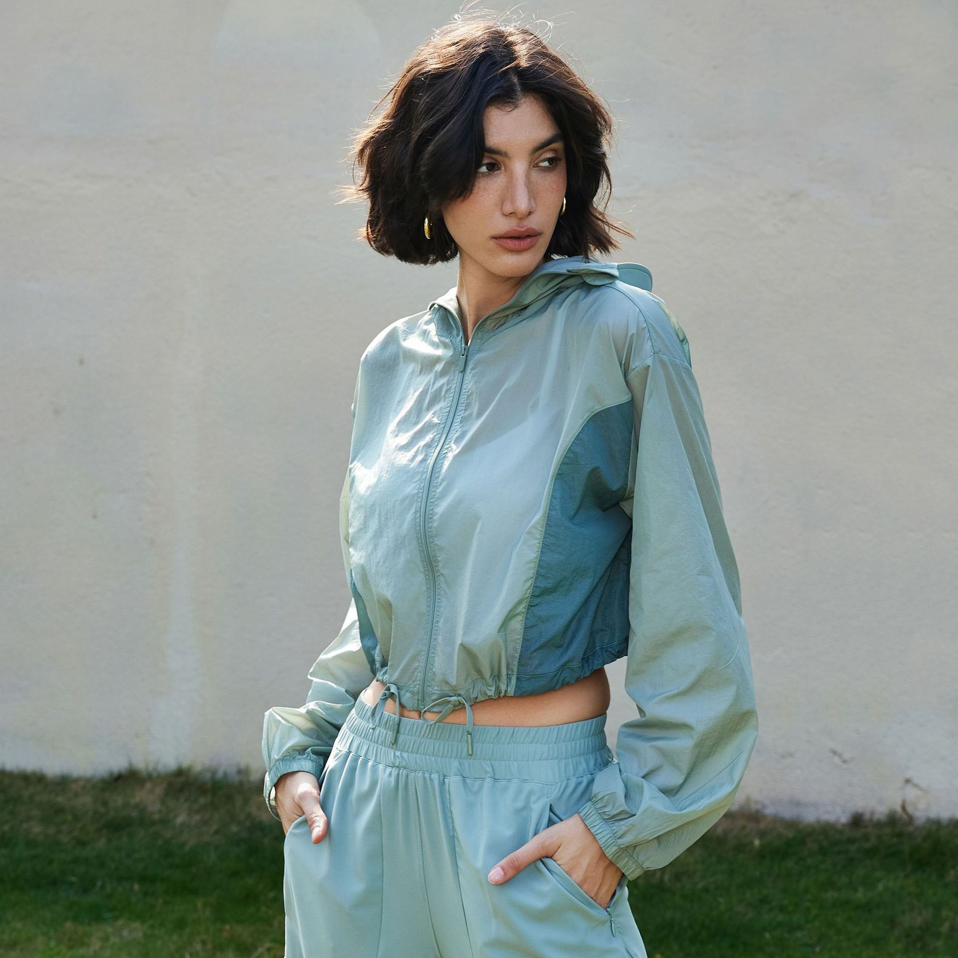 สะระแหน่สีเทา + สีเขียวป่า