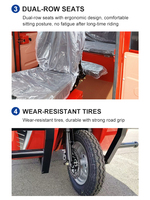 Tricycle électrique à grande capacité de passagers, moteur puissant, pour passagers et marchandises, tricycle le plus vendu