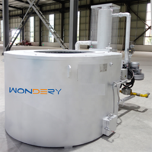 Vente chaude nouveau Type haute Performance 800KG <span class=keywords><strong>creuset</strong></span> de gaz naturel fusion et four de maintien à vendre - Product Image 6