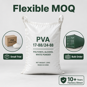 Alcohol Polivinílico de Alta Pureza y Calidad, PVA Instantáneo <span class=keywords><strong>en</strong></span> Agua Fría, para Uso <span class=keywords><strong>en</strong></span> la Industria de la Construcción, Masilla para Paredes, Mortero de Cemento - Product Image 5