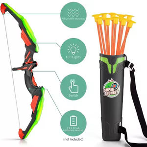 Ensemble de jouets <span class=keywords><strong>arc</strong></span> et flèche illuminés par LED avec <span class=keywords><strong>ventouse</strong></span>, flèche cible, baril de flèche, jeu de <span class=keywords><strong>tir</strong></span> pour enfants, intérieur et extérieur - Product Image 6