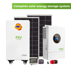 Complete Solar Power System with 15kW-20kW Solar Panels, Including <b>Batteries</b> and System; Custom Solar Power System. - Product Image 2