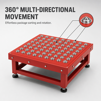 Ligne de production de convoyeurs à rouleaux en acier industriel, vitesse réglable, durable, résistant au feu, pour le stockage en entrepôt, le transfert de cartons